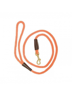 Laisse mousqueton orange 1.10M