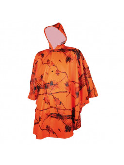 Poncho orange camo